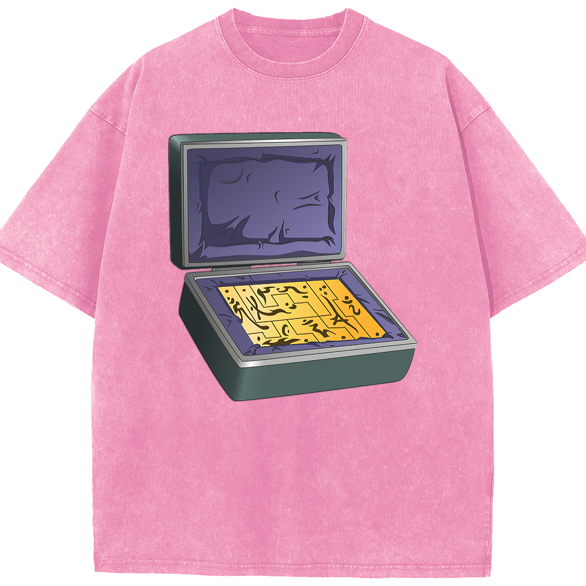 （画像用） 遊☆戯☆王 Yu-Gi-Oh! 綿100% ヴィンテージ風 半袖Tシャツ（フロントプリント）